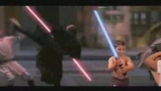 Star wars lightsaber fight after effects