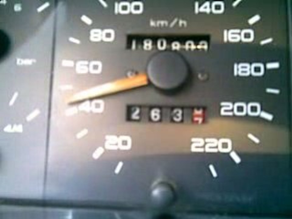 205 sri turbo 20 a 130 km/h