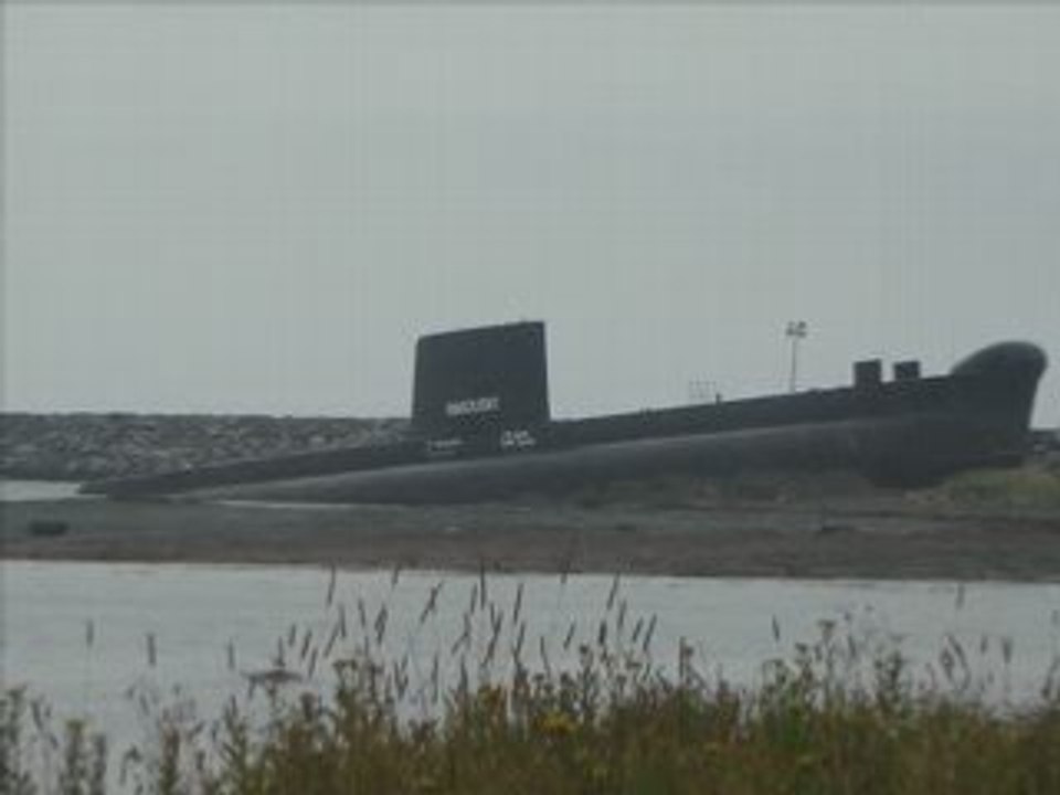 Sous-marin a Rimouski,Québec,Canada.