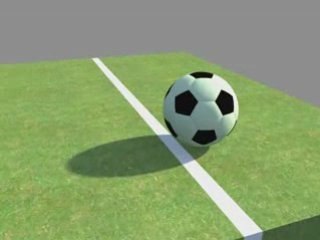 Simulation 3D de la balle de but valide de l'ASFAR