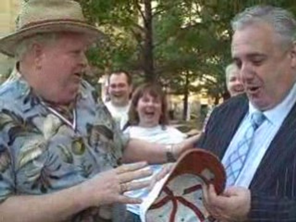 John meets his bloggers