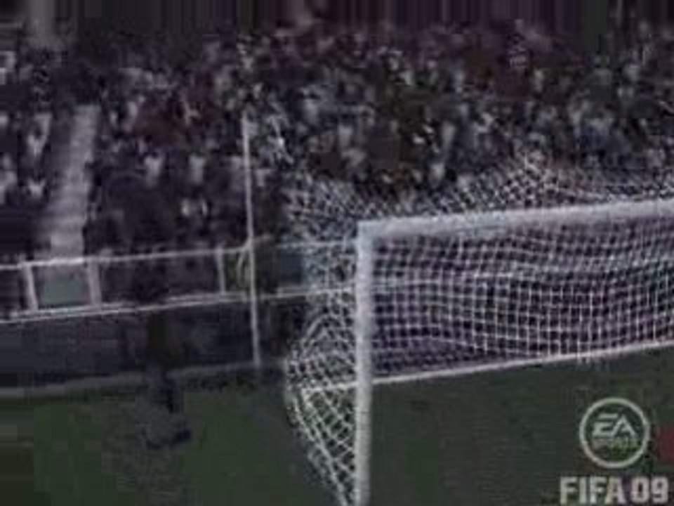 Fifa09 Coup Franc magnifique 50 m Ferdinand