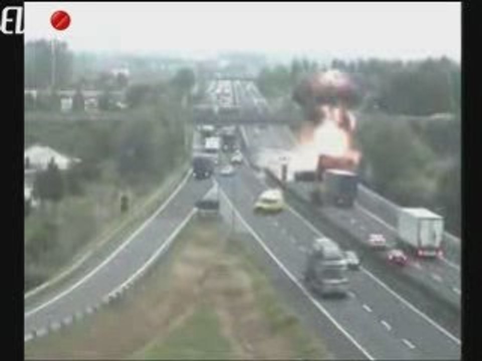 Accident camion en Italie