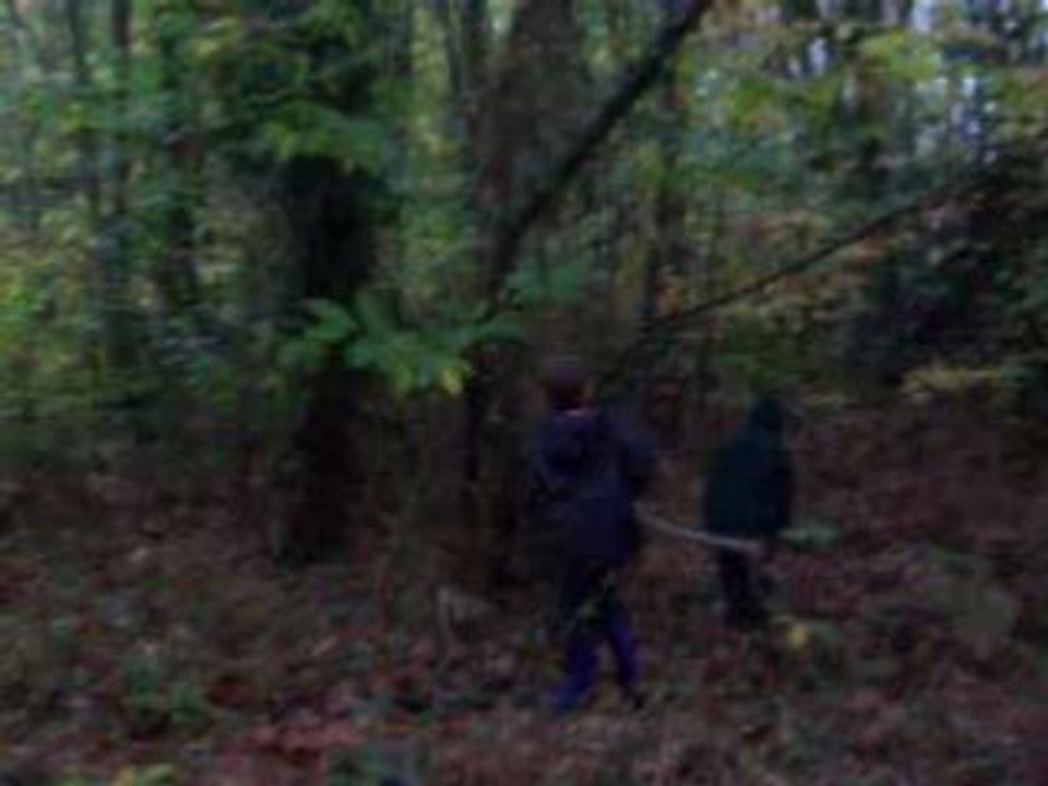 construction de la cabane