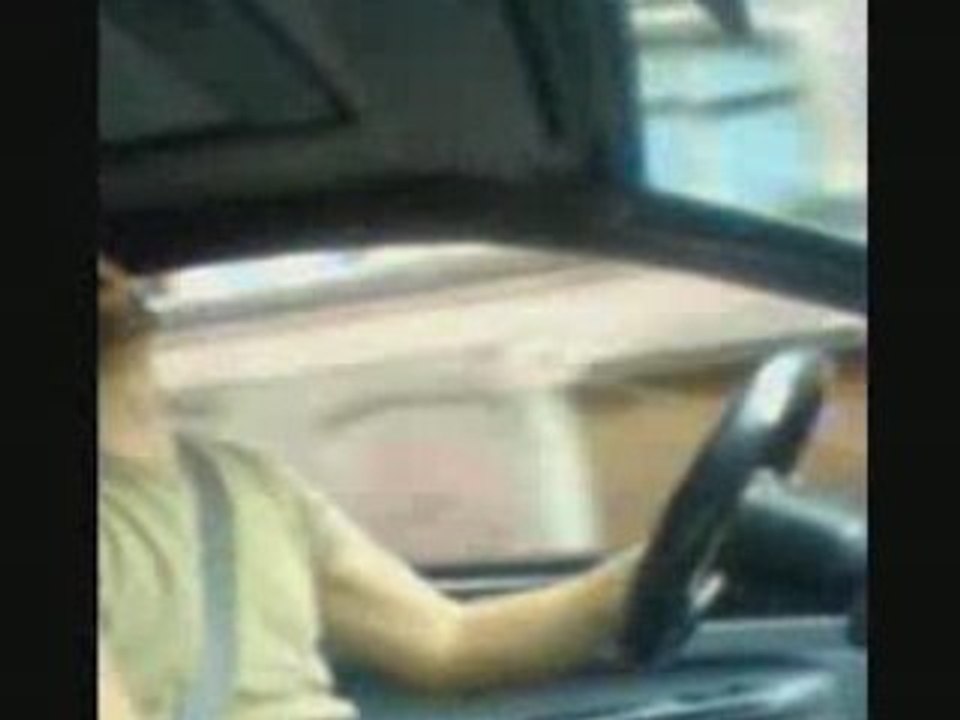 Verrückter Autofahrer