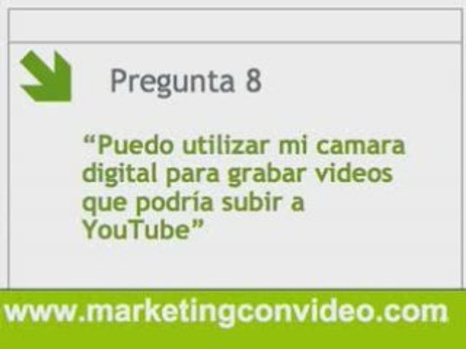 grabar videos con camara digital