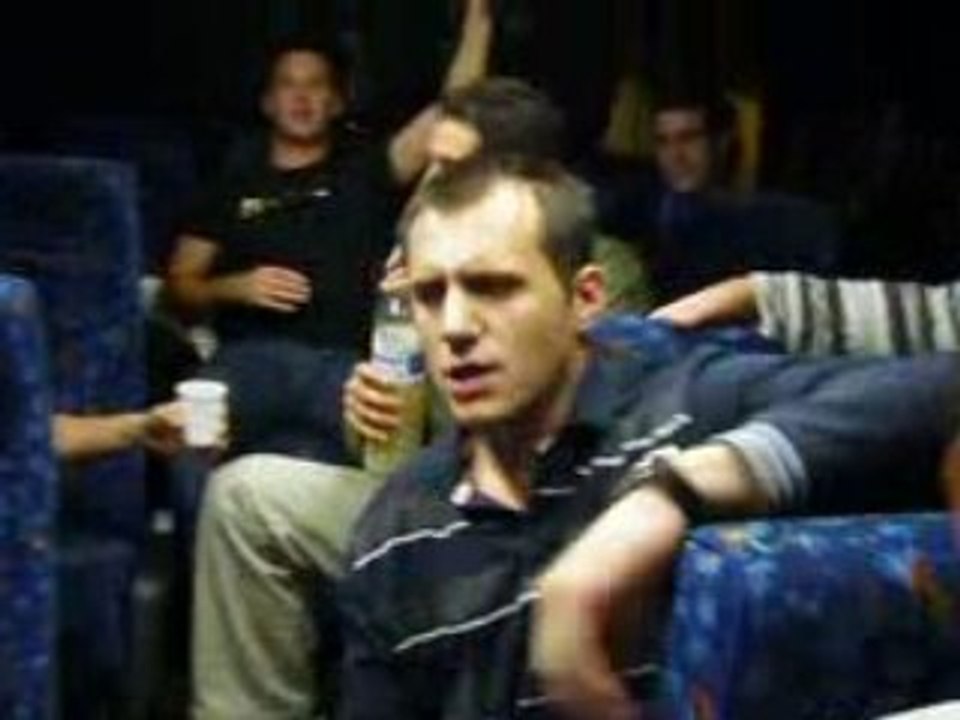retour en car de l'équipez de rugby