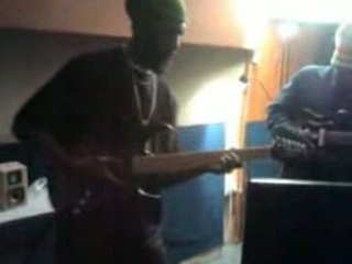 Capleton en studio à Vitry sur seine