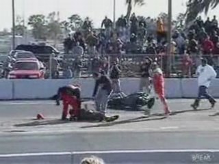 Very Painful Wheelie Crash