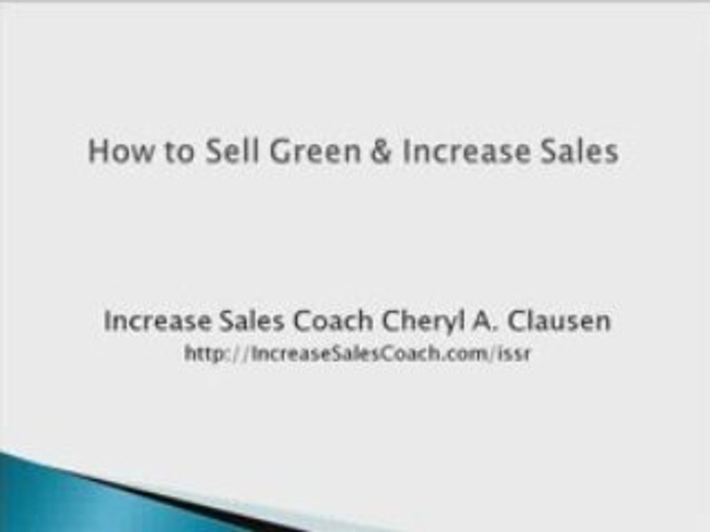 ⁣How to Sell Green & Increase Sales