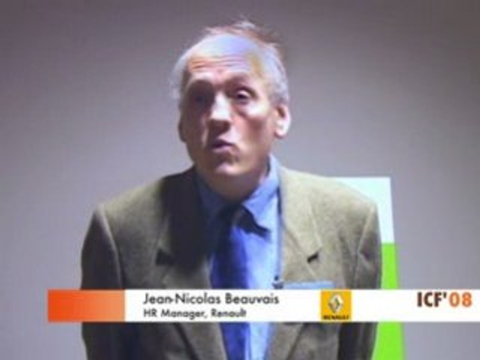 Renault ICF08 : Jean Nicolas Beauvais - HR Manager