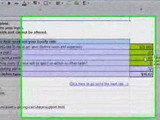 Jewelry Pricing Using Google Dowcs