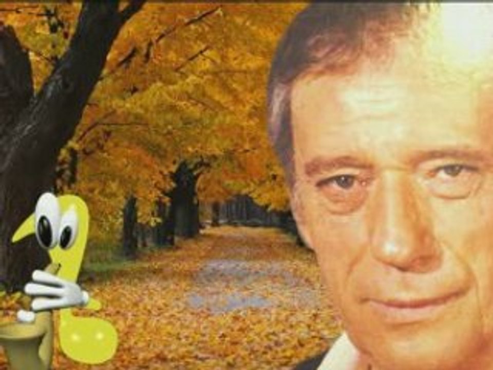 Yves Montand - Les feuilles mortes