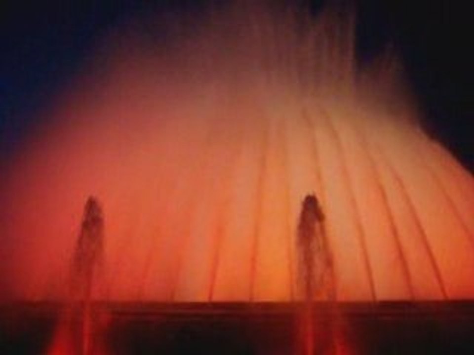 Les fontaines magiques Barcelone Montjuic