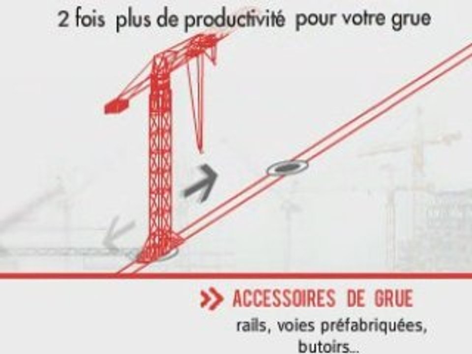 Btmat - Rails de grues de chantier et accessoires