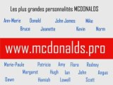 www.mcdonalds.pro Les plus grandes personnalités MCDONALDS m