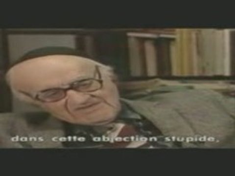 Yeshayahou Leibowitz temoigne judéo nazi torture israel