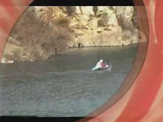 Cyril kayack au pont du Gard