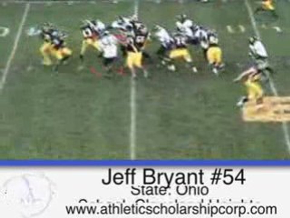 Jeff Bryant #54 DE/DL/OG Cleveland Heights High School
