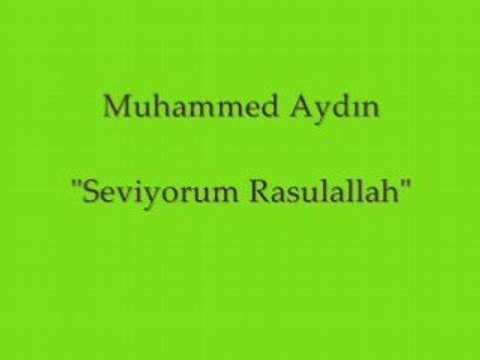 MUHAMMED AYDIN SEVİYORUM RASULALLAH