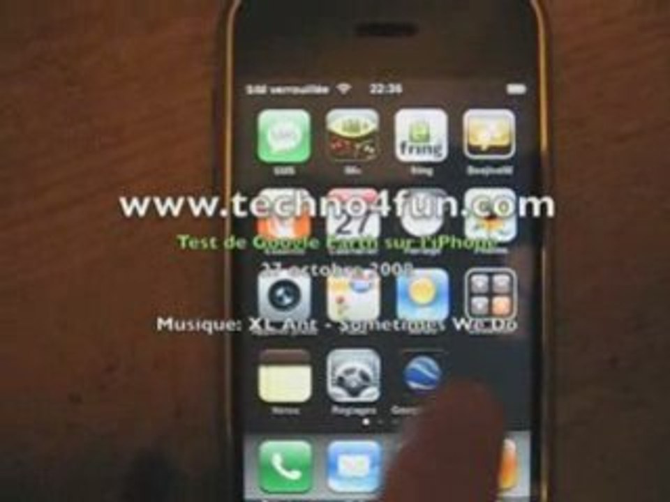 Google Earth sur IPhone