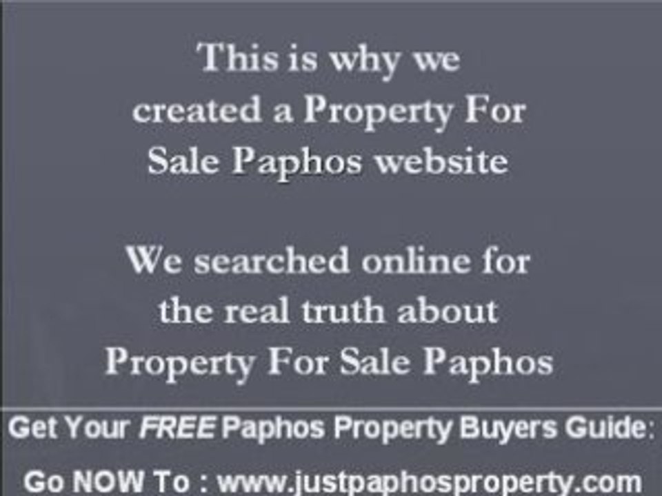 Property For Sale Paphos