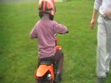 Lucas sur sa moto