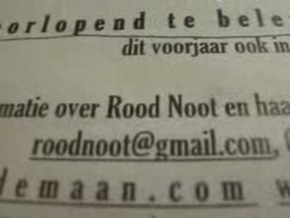 levende flyer rood|noot in parkwijk