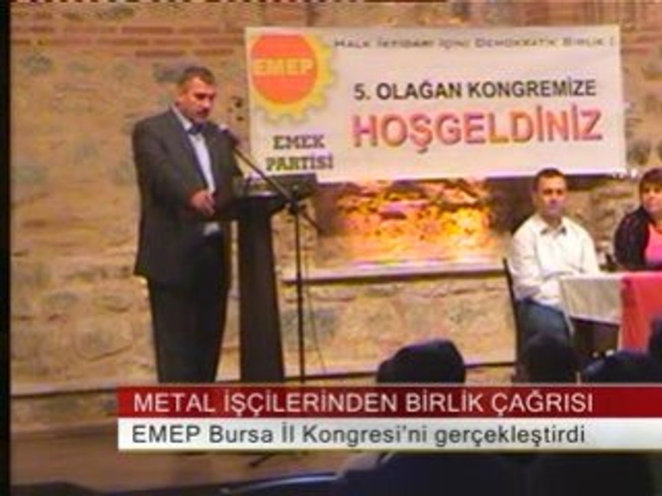 EMEP Bursa İl Kongresi