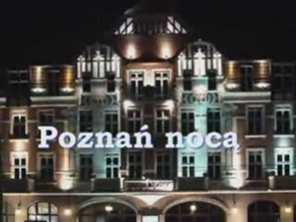 Poznań nocą