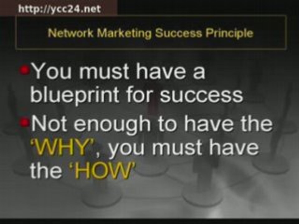 Network Marketing Success Principle