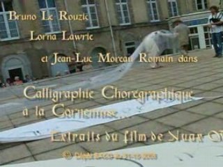 Calligraphie Chorégraphique guidée par la Cornemuse Evaux 3