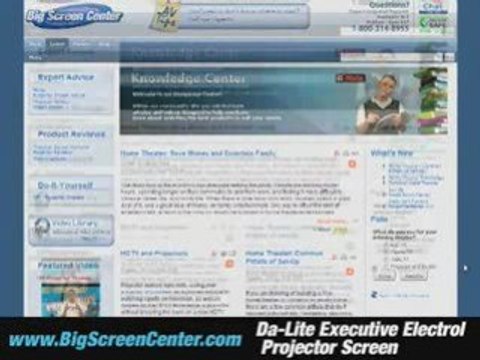 Da-Lite Executive Electrol Projector Screen