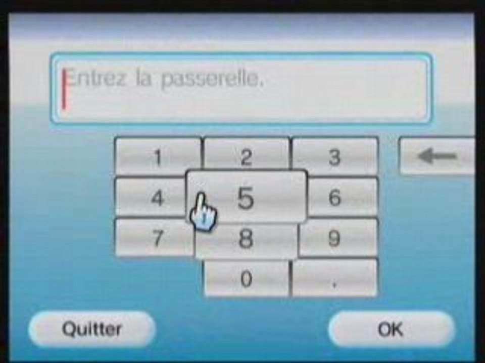 Fixer l'adresse IP de la Wii
