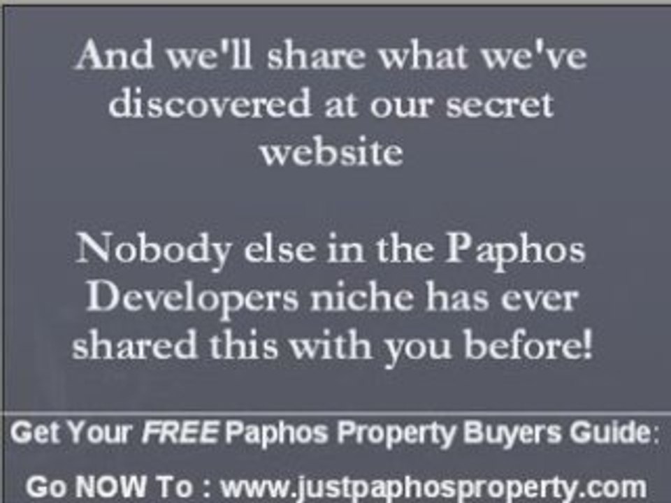 Paphos Property Sale