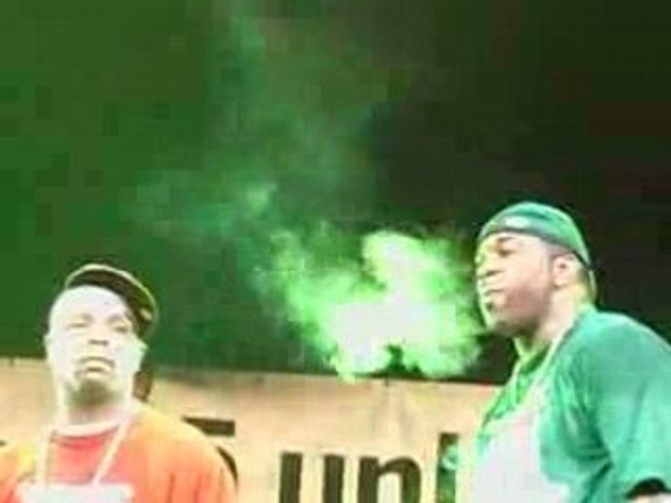 Busta Rhymes & Spliff Star smokin' weed in Luxembourg