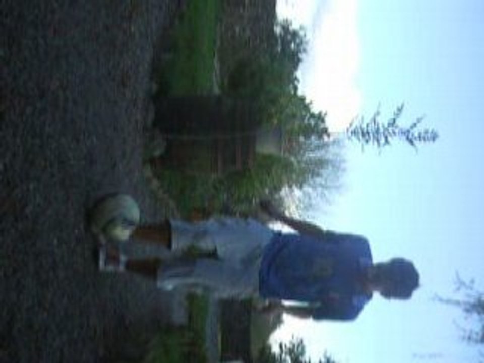 Moi entrain de faire 2 tour du monde