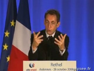 Le discours de Sarkozy sur l'emploi