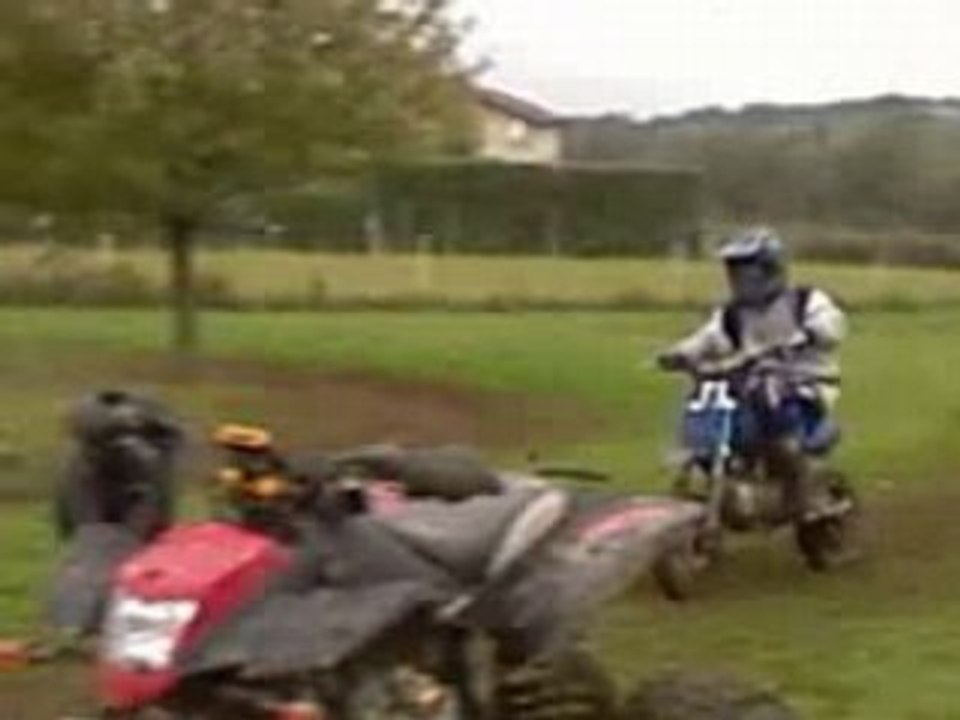 mon terrain bien mouiller et de bonne glisade