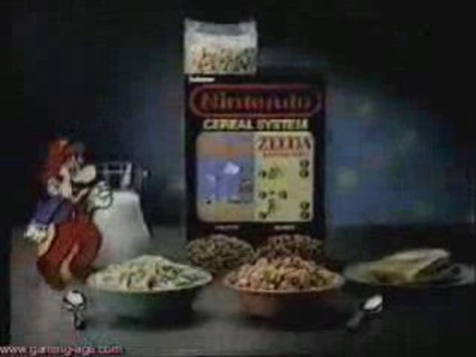 Pub Nintendo Céréal