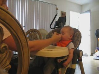 Nathan eats avacados for the first time