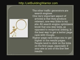Articles Bring List Building Traffic