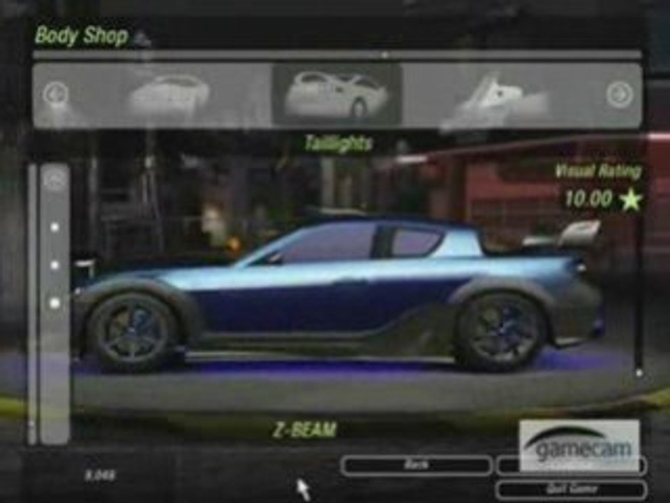 Need For Speed Underground 2 CARS MAZDA RX8
