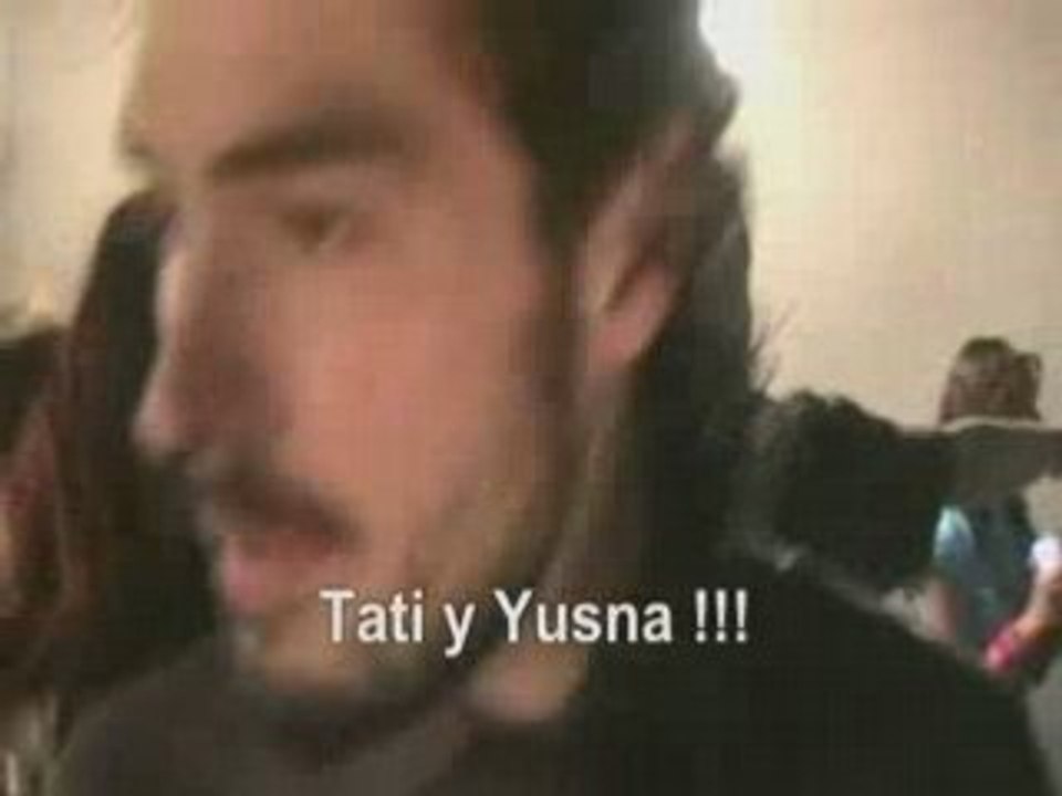 Tati y Yusna con Alfonso