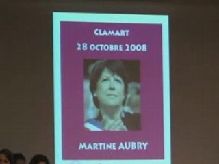 JC Cambadélis présente la motion D avec Martine Aubry