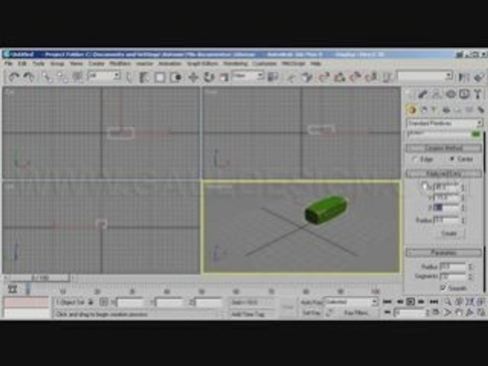 VideoTutorial 3ds Max Esp-02/165 - Crear Formas Primitivas: