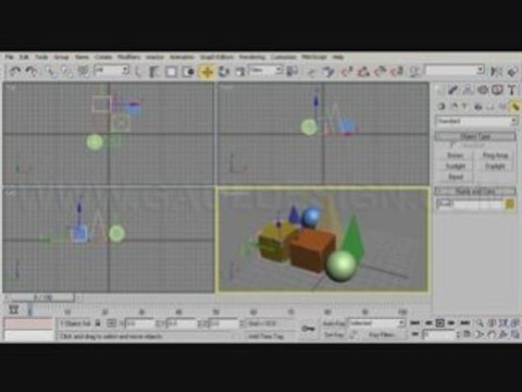VideoTutorial 3ds Max Esp-18/165 - Desagrupar, Extraer, Abri