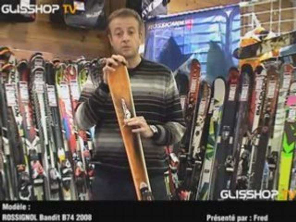 Ski ROSSIGNOL Bandit B74 modèle 2008