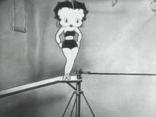 Betty Boop la funambule