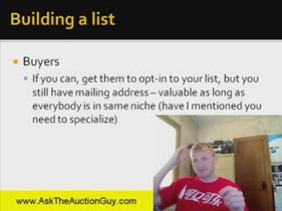 List Building on eBay